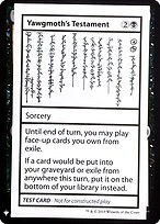 Yawgmoth's Testament