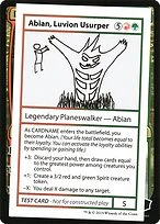 Abian, Luvion Usurper