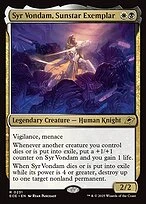 Syr Vondam, Sunstar Exemplar