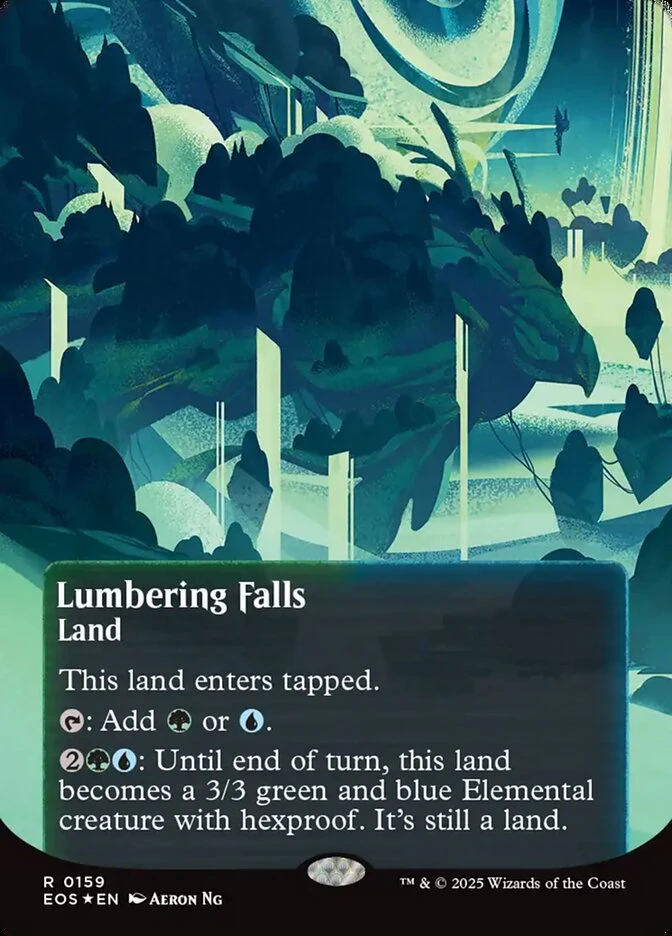 Lumbering Falls