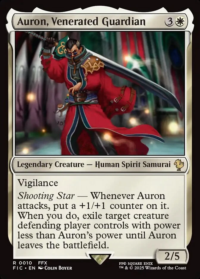 Auron, Venerated Guardian