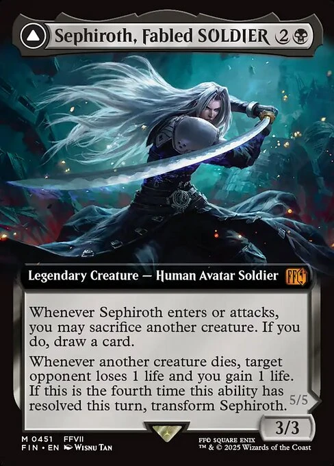 Sephiroth, Fabled SOLDIER