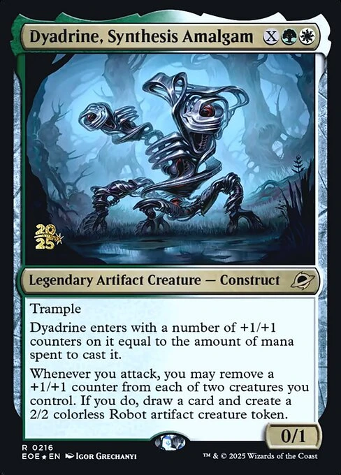 Dyadrine, Synthesis Amalgam