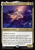 Syr Vondam, Sunstar Exemplar
