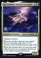 Syr Vondam, Sunstar Exemplar