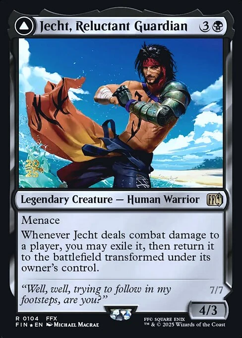 Jecht, Reluctant Guardian