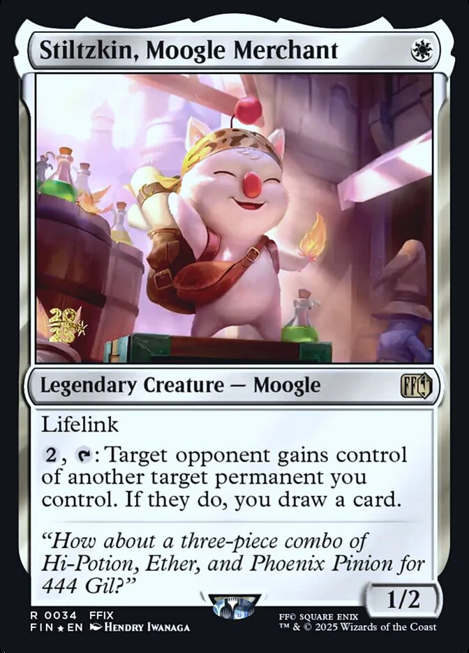 Stiltzkin, Moogle Merchant
