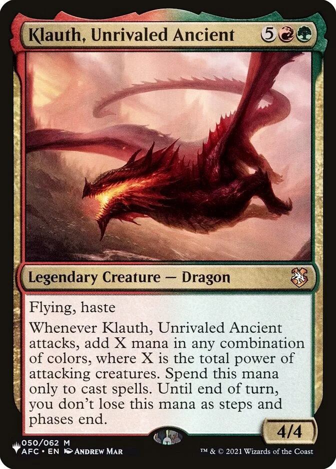 Klauth, Unrivaled Ancient