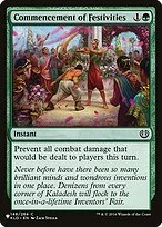 Commencement of Festivities