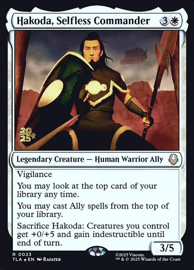 Hakoda, Selfless Commander