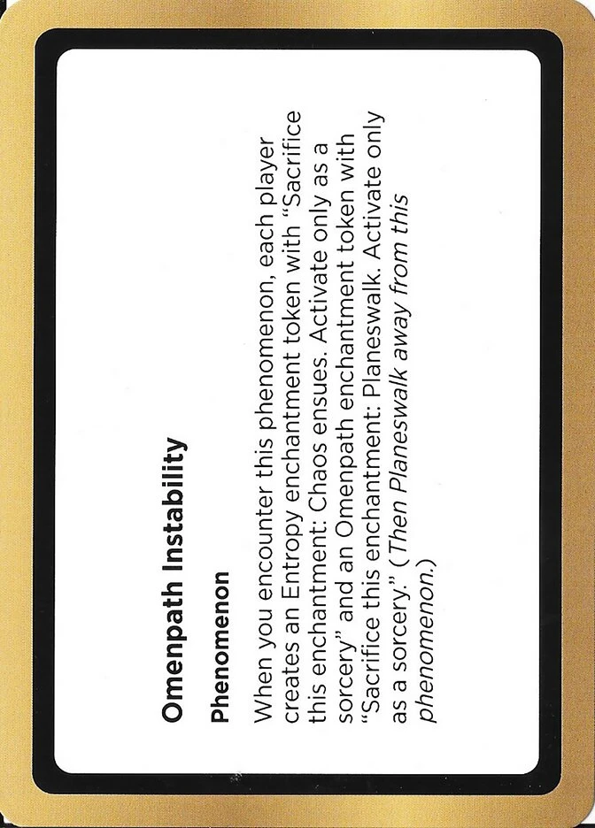 Omenpath Instability