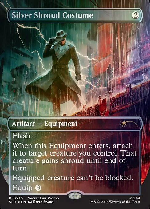 Silver Shroud Costume