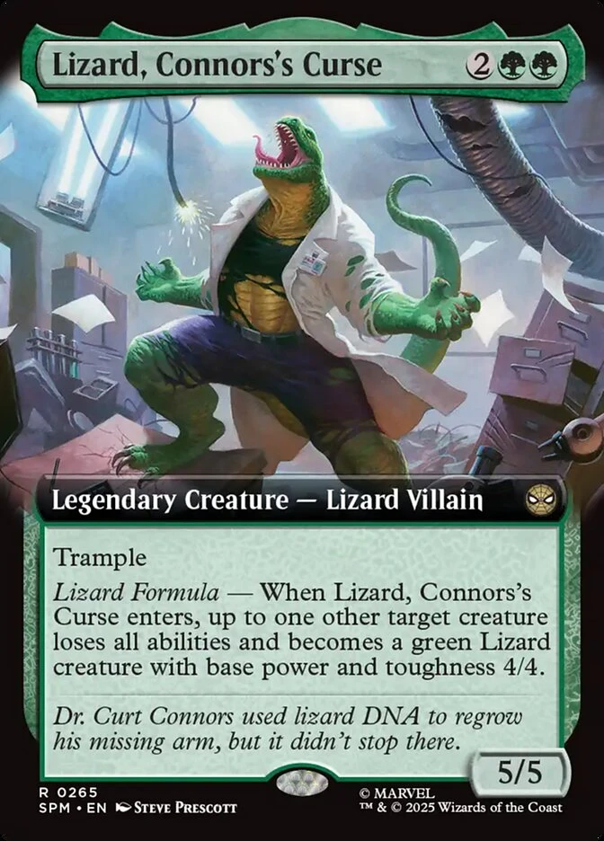 Lizard, Connors's Curse