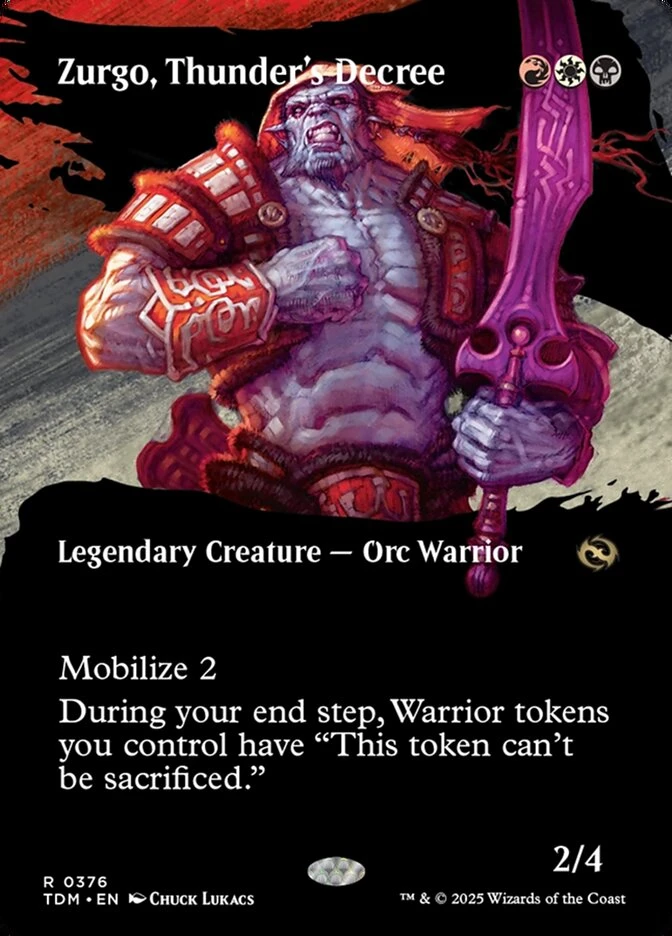 Zurgo, Thunder's Decree