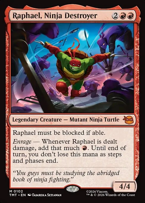 Raphael, Ninja Destroyer