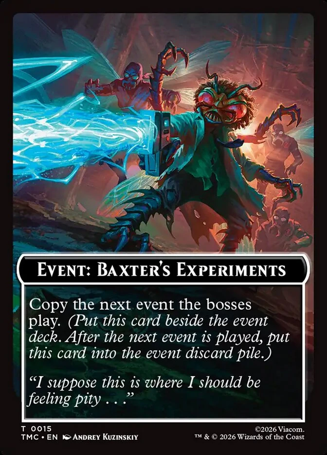 Event: Baxter's Experiments