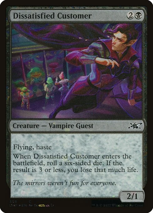 Dissatisfied Customer