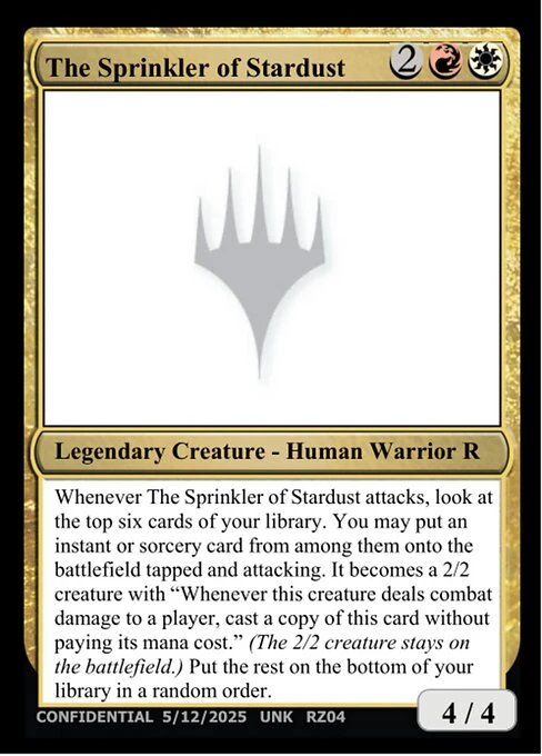 The Sprinkler of Stardust