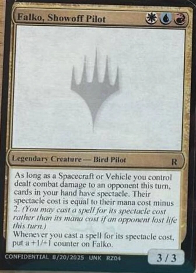 Falko, Showoff Pilot