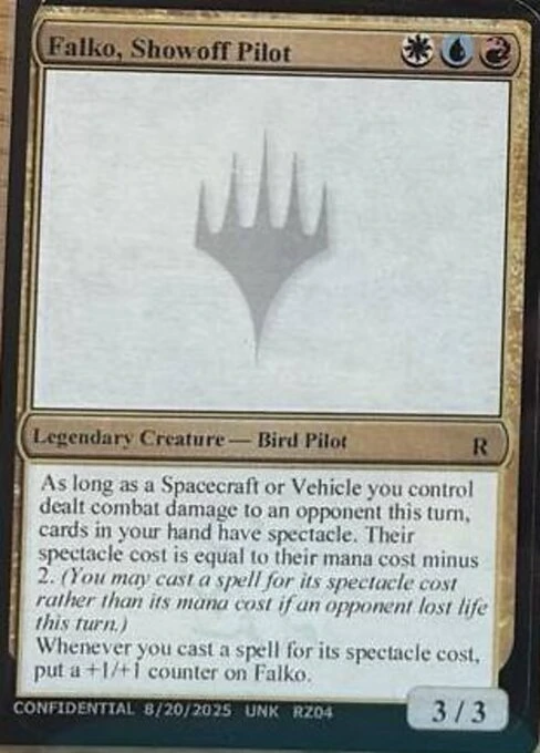 Falko, Showoff Pilot