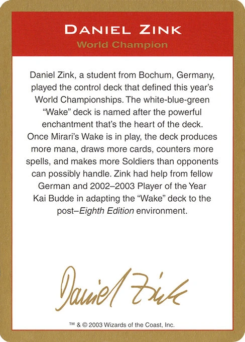 Daniel Zink Bio