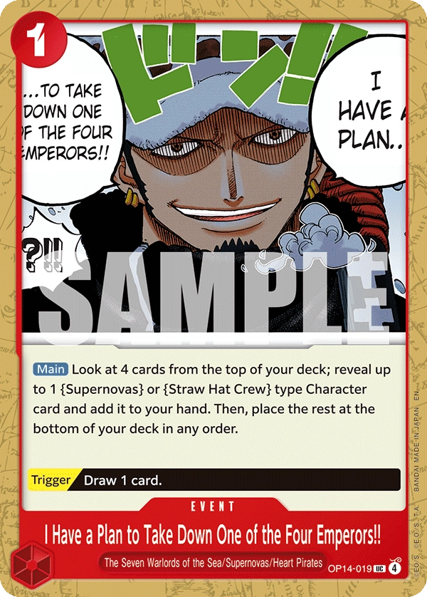 I Have a Plan to Take Down One of the Four Emperors!!