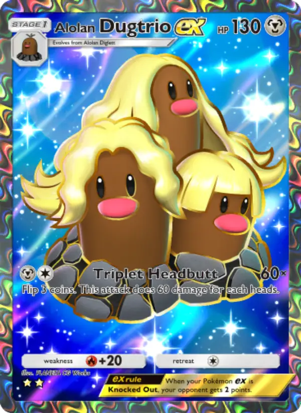 Alolan Dugtrio ex