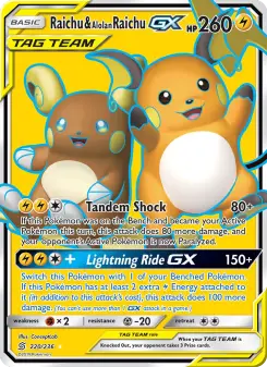 Raichu & Alolan Raichu GX