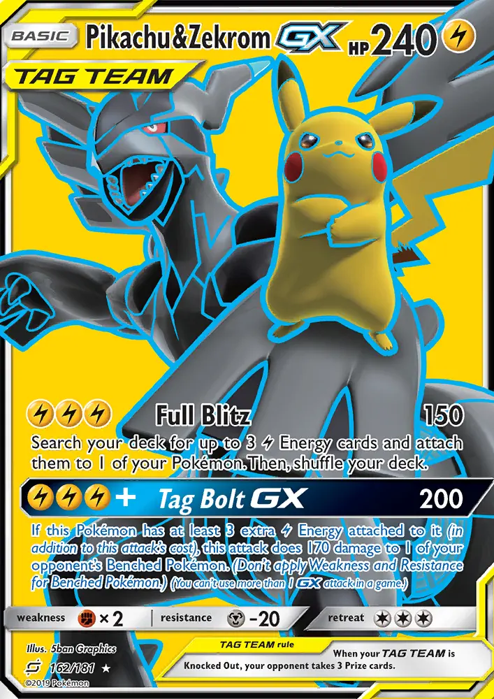 Pikachu & Zekrom GX